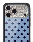 Wildflower Camera Bling Cover 17 Pro Max Silver Cute