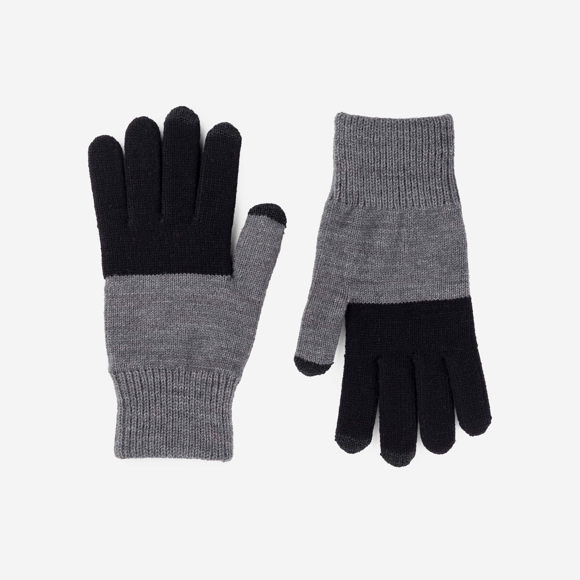 Verloop - Colorblock Knit Touchscreen Gloves -