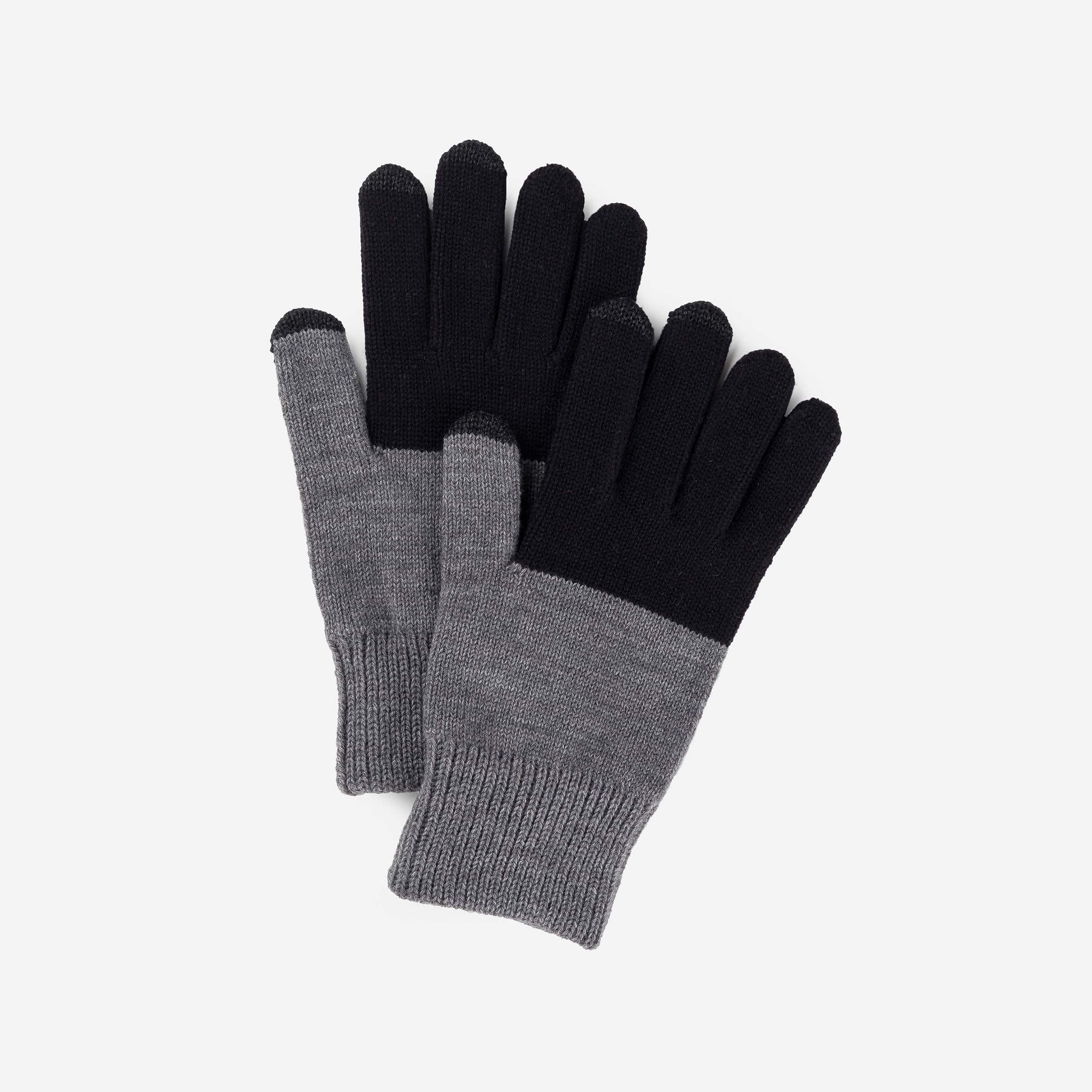 Verloop - Colorblock Knit Touchscreen Gloves -