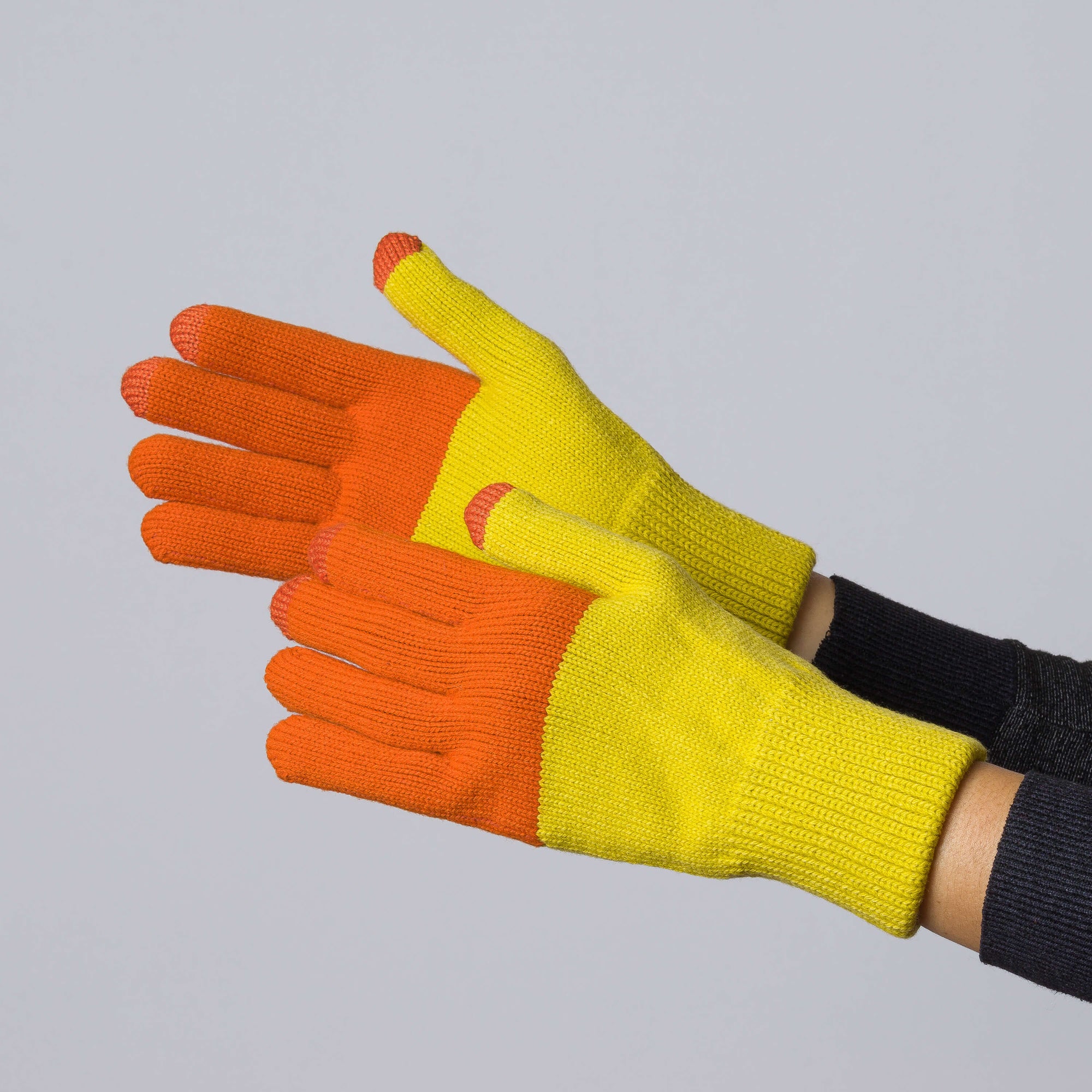 Verloop - Colorblock Knit Touchscreen Gloves -