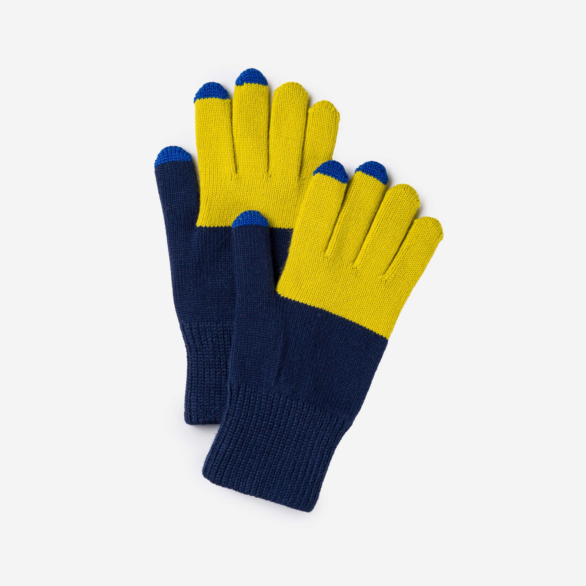 Verloop - Colorblock Knit Touchscreen Gloves -