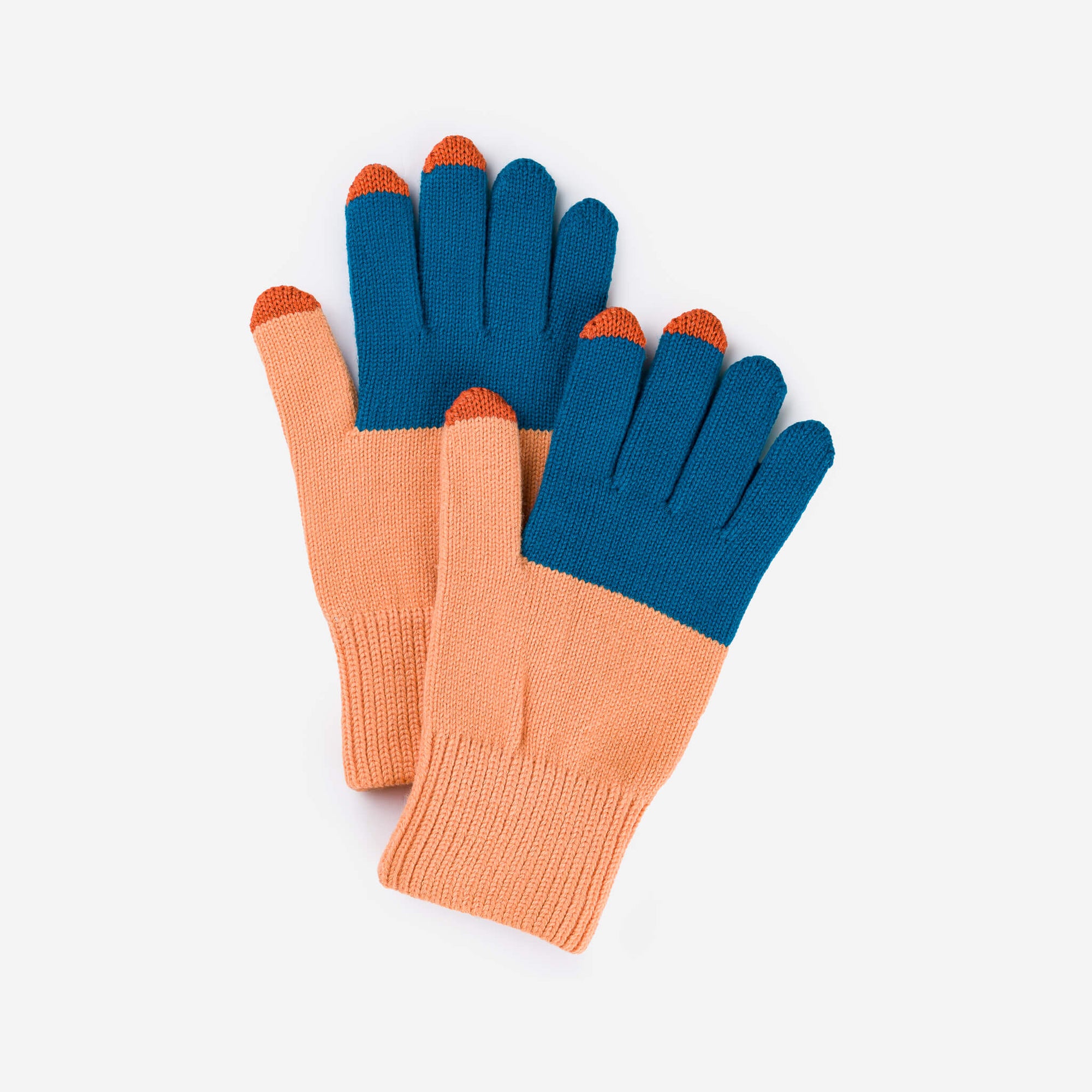 Verloop - Colorblock Knit Touchscreen Gloves -