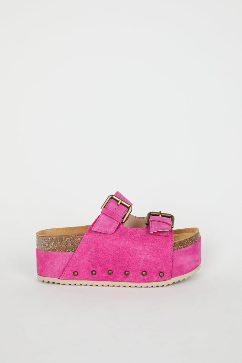 Cooper-2 Suede Platform Sandal