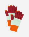 Verloop - Trio Colorblock Knit Touchscreen Gloves -