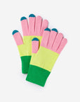 Verloop - Trio Colorblock Knit Touchscreen Gloves -