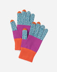 Verloop - Trio Colorblock Knit Touchscreen Gloves -
