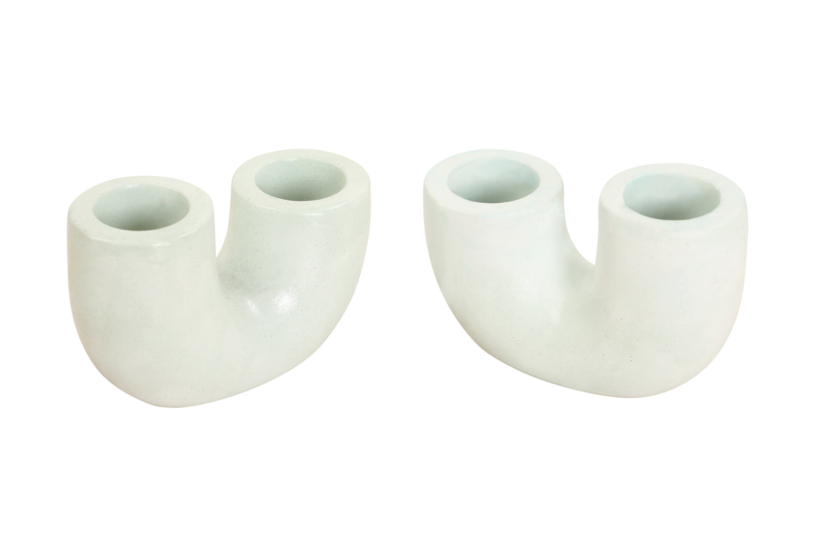 Casa Amarosa - Nordic U Shaped Candle Holder - Light Green -