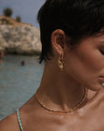 Luv Aj - The Seashell Charm Hoops -