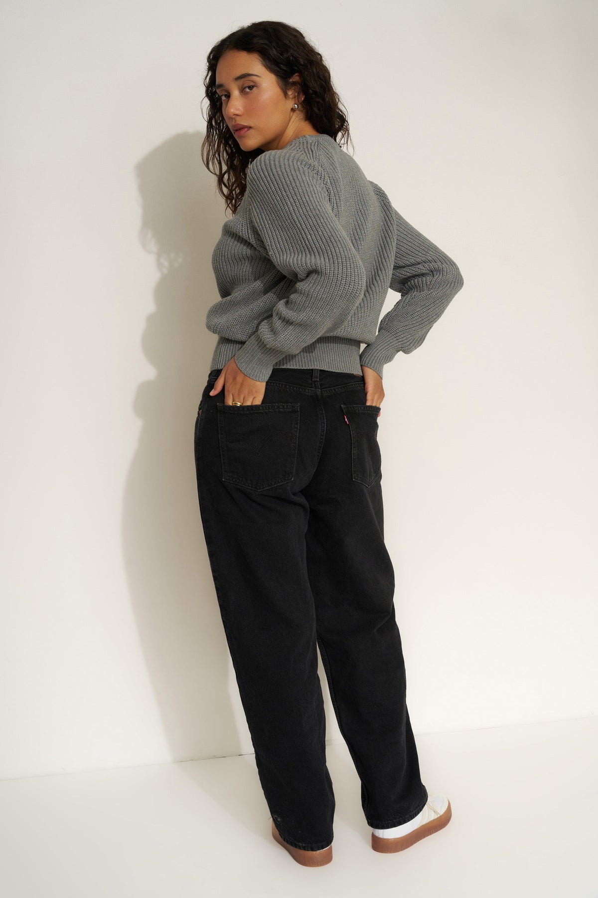 Callahan Knitwear - The Crew - Heather Grey -