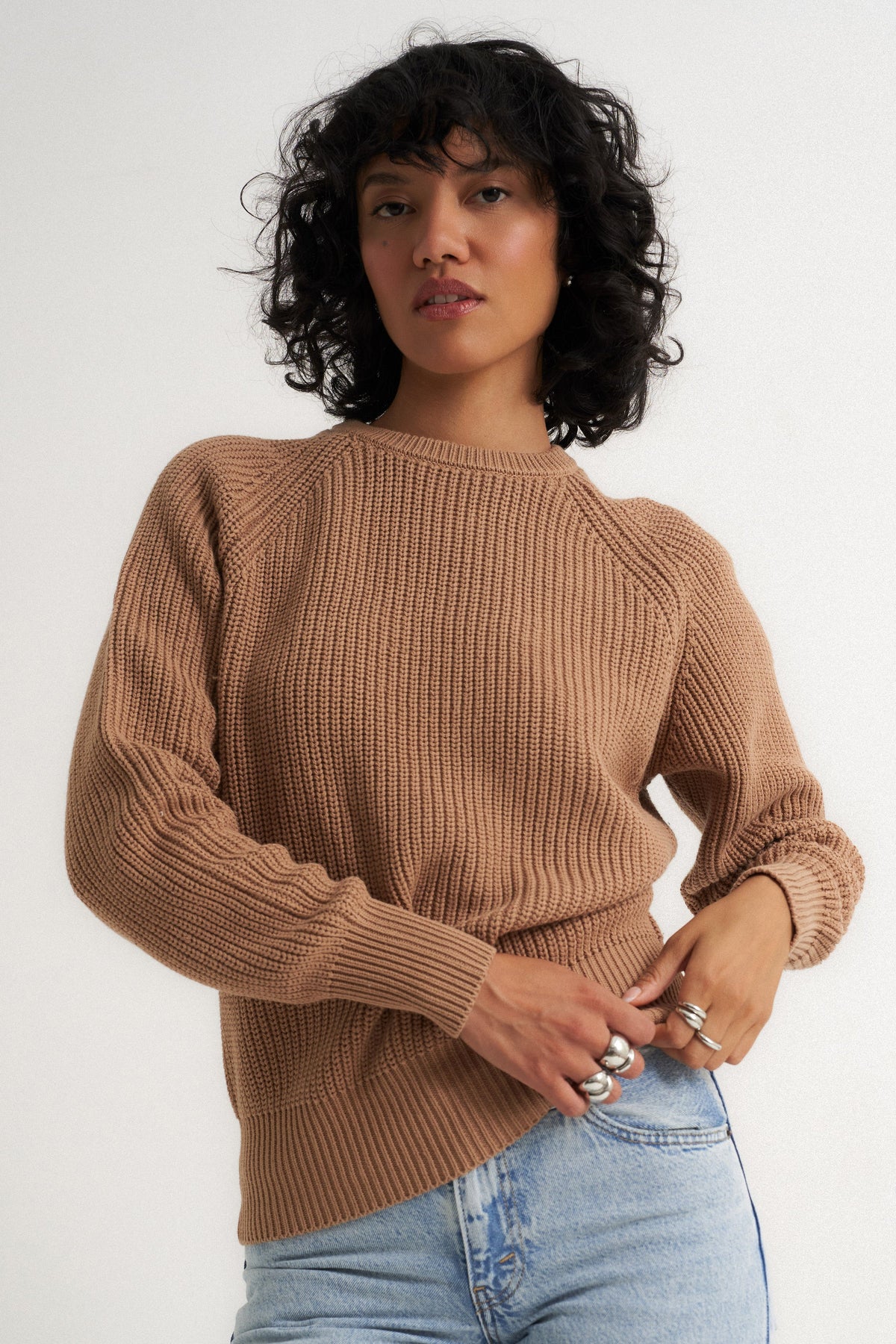 Callahan Knitwear - The Crew - Camel -