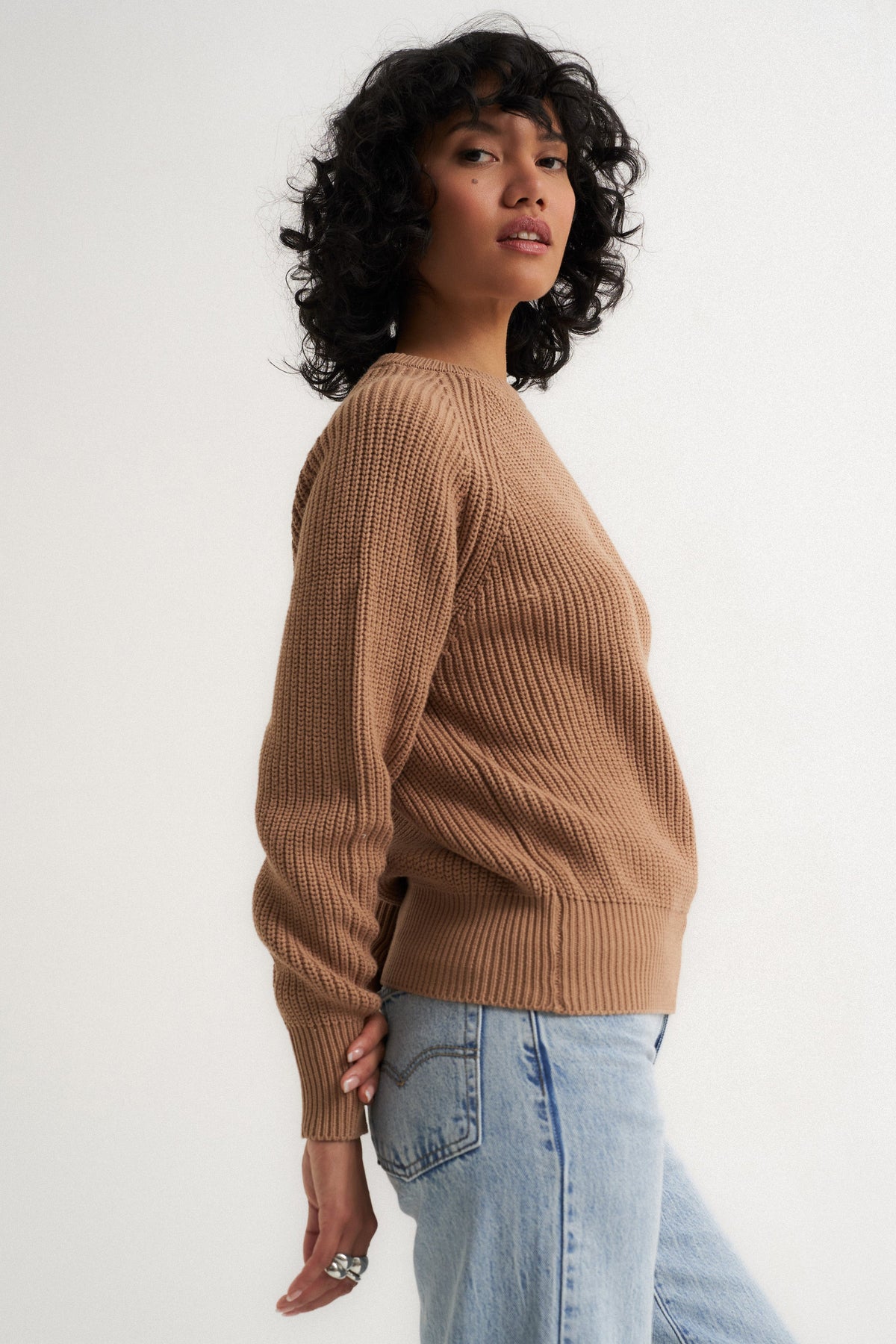 Callahan Knitwear - The Crew - Camel -