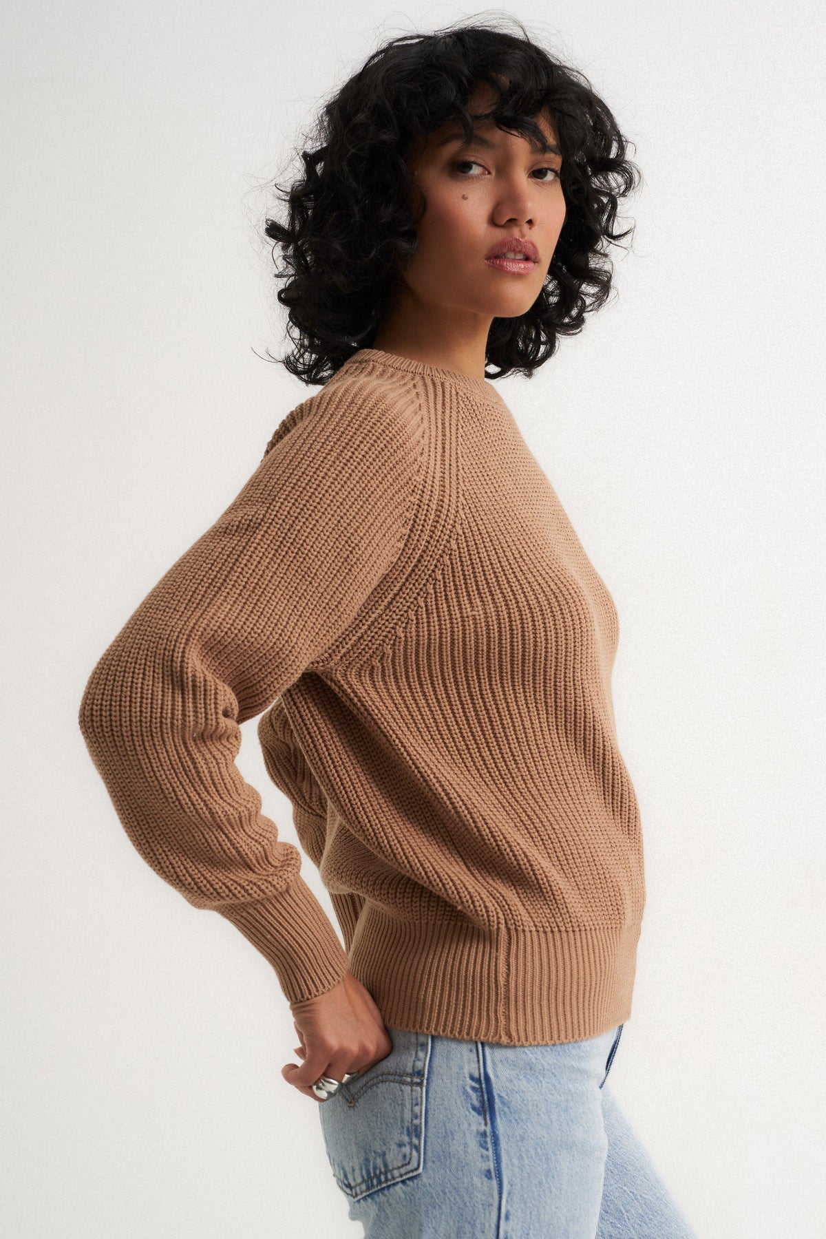 Callahan Knitwear - The Crew - Camel -