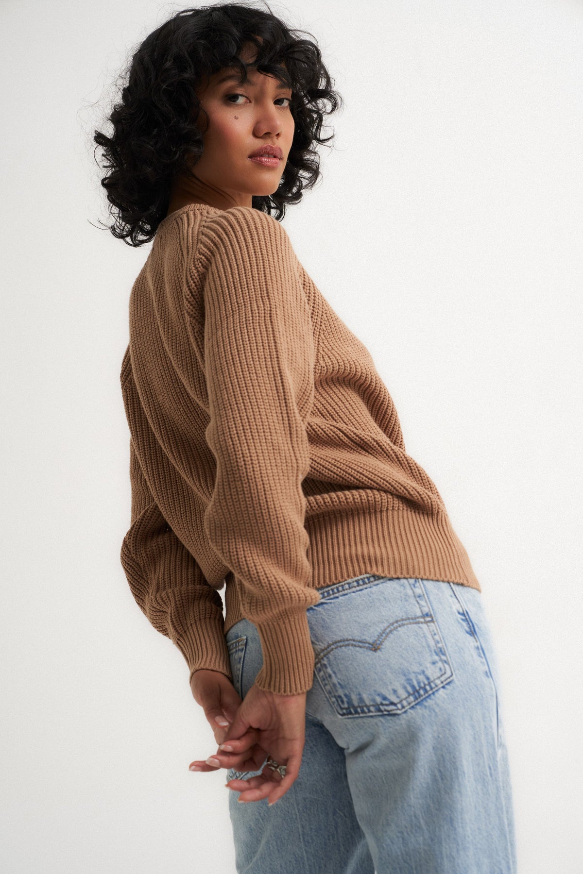 Callahan Knitwear - The Crew - Camel -