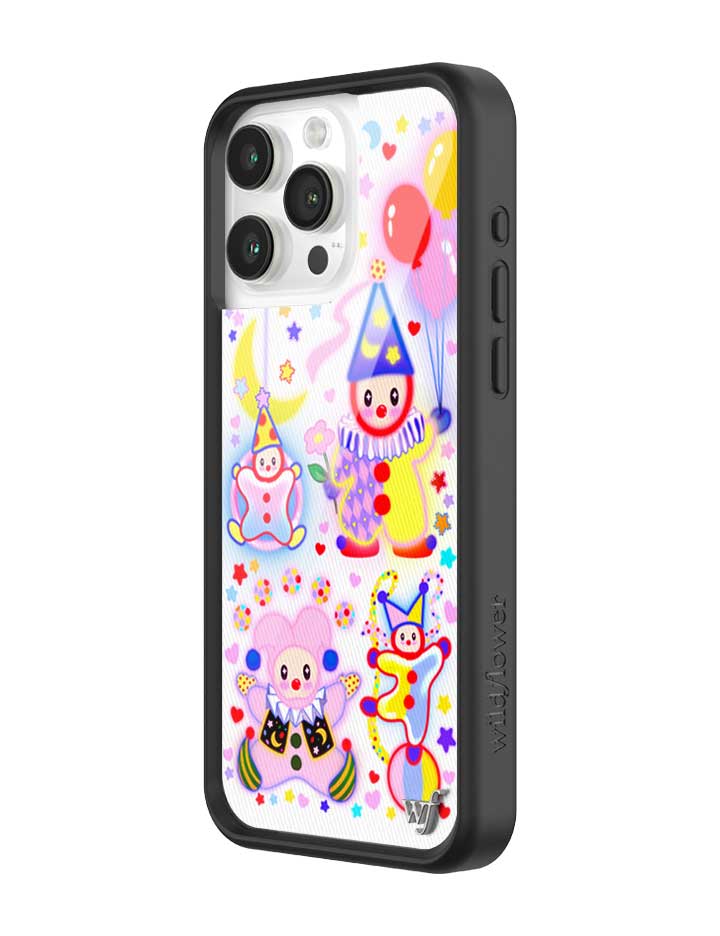 Wildflower iPhone case 15 Pro Max Clown Around Red Cute
