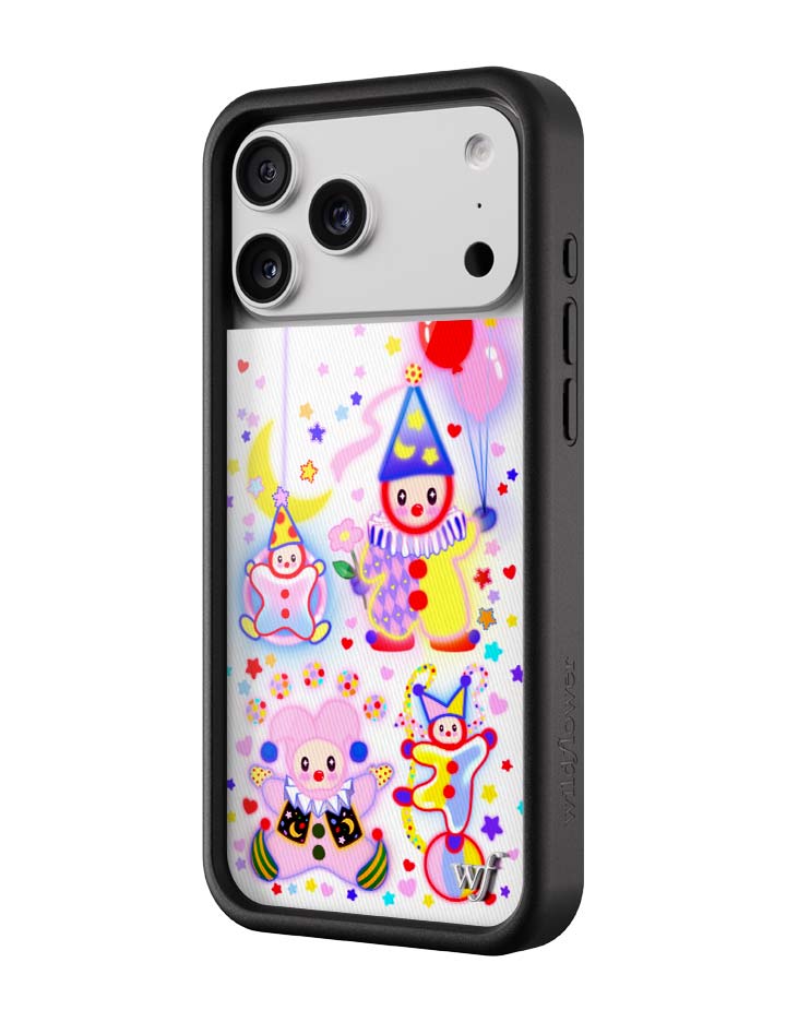 Wildflower iPhone case 17 Pro Max Clown Around Red Cute