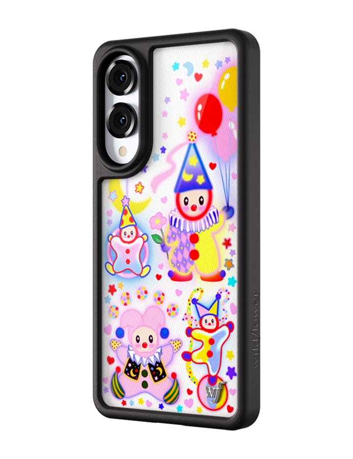 Wildflower Galaxy S25 case Edge Clown Around Red Cute