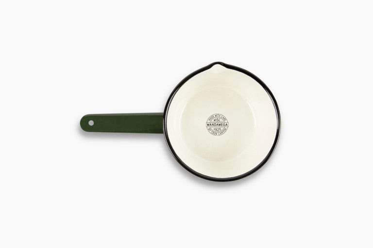 Crow Canyon Home - Camp Wandawega x CCH Sauce Pot - Forest Green &amp; Cream -