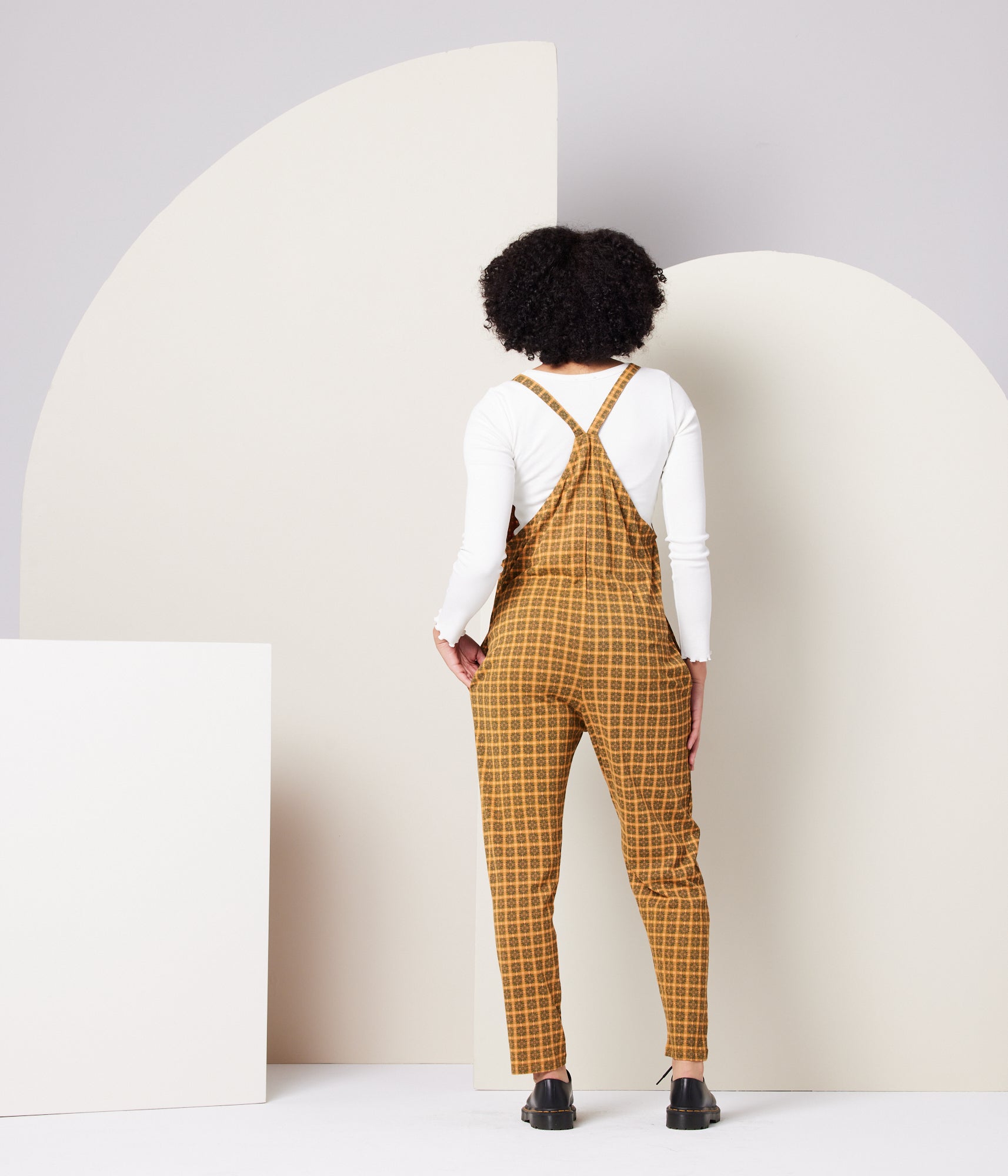 Known Supply - Cadence Overall - Apricot Plaid -