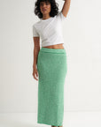 Callahan Knitwear - Teddy Maxi Skirt - Kelly Green -