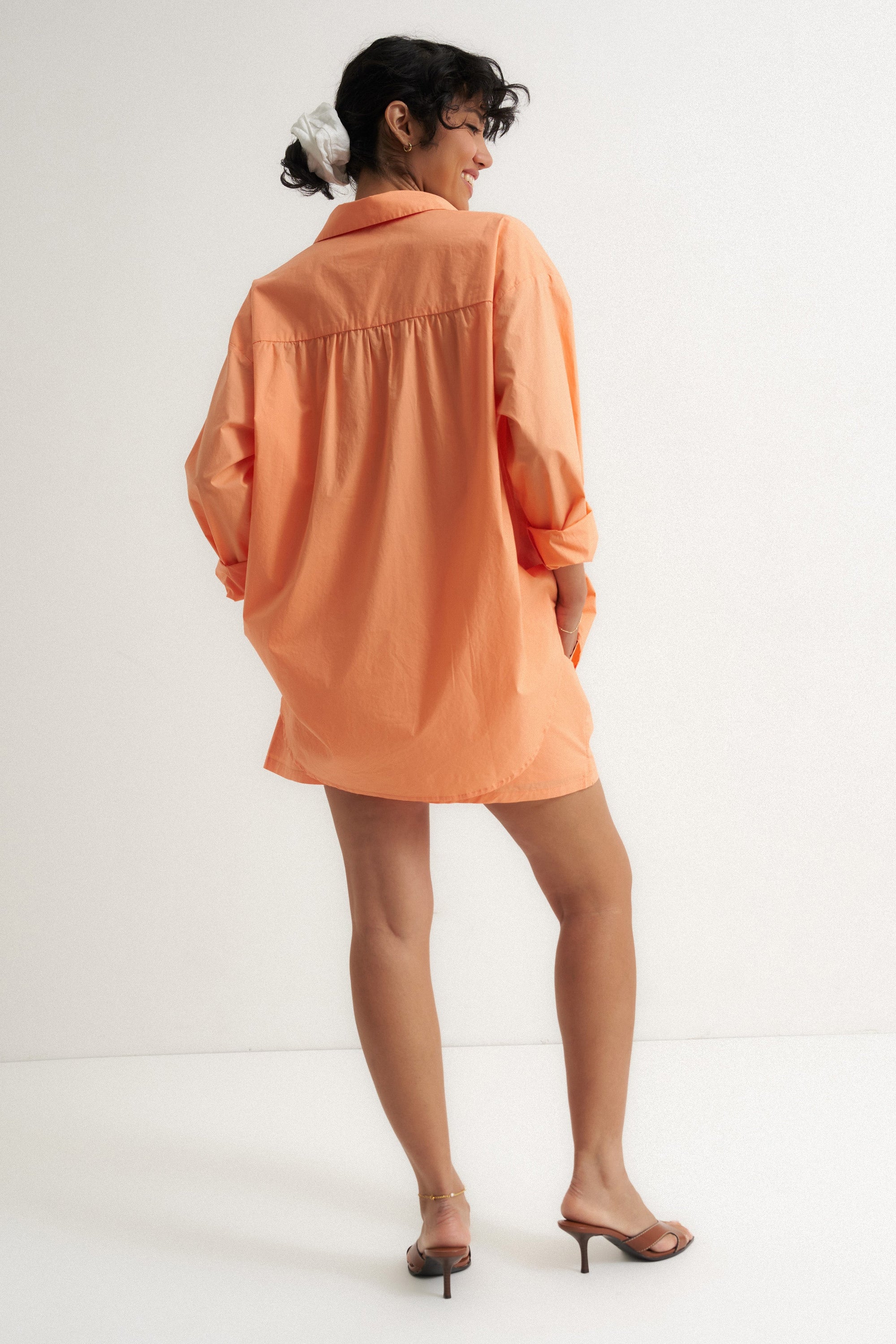 Be Idle - The Poplin Boxer Short - Peach -