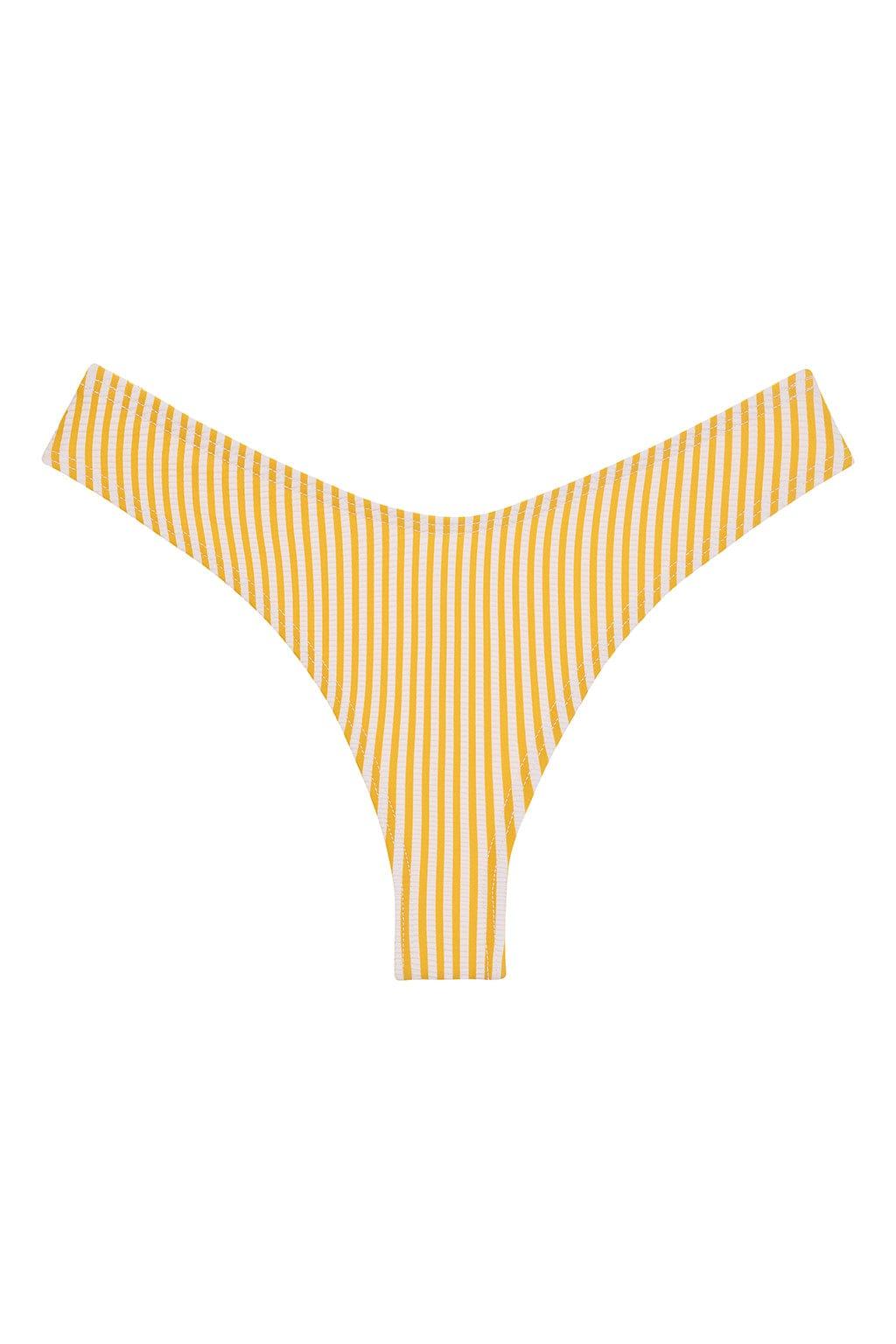 Montce - Canary Stripe Lulu Bikini Bottom -