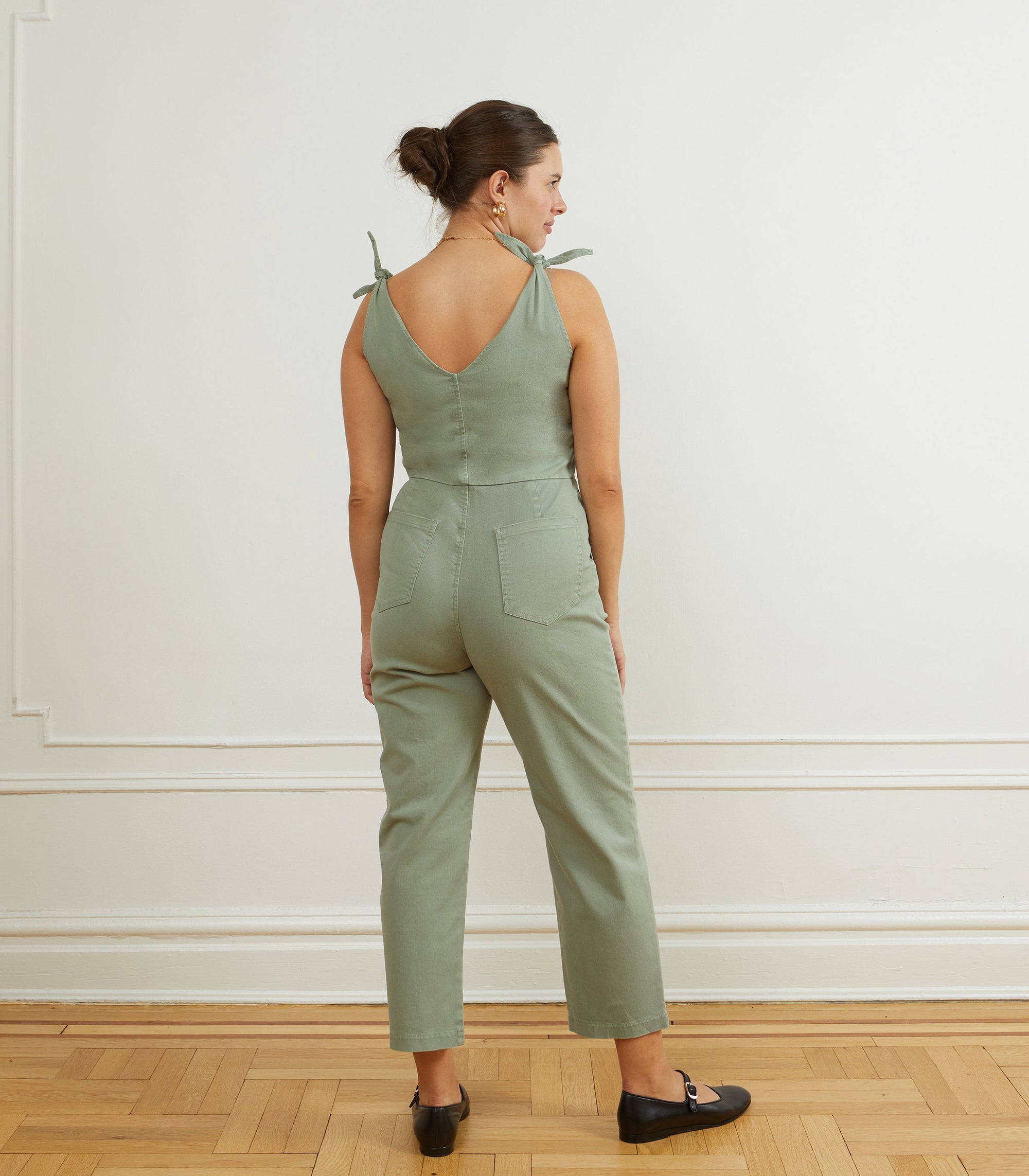 Loup - Slate Tie Strap Coveralls - Cardamom -