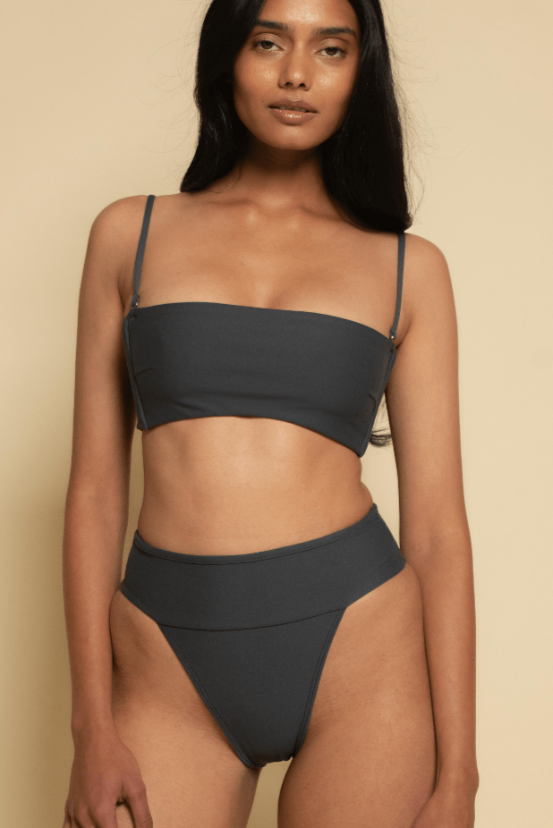 Montce - Charcoal Summer Variation Bikini Top -