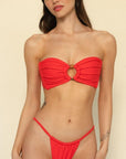 Montce - Cherry Brasil Scrunch Bikini Bottom -