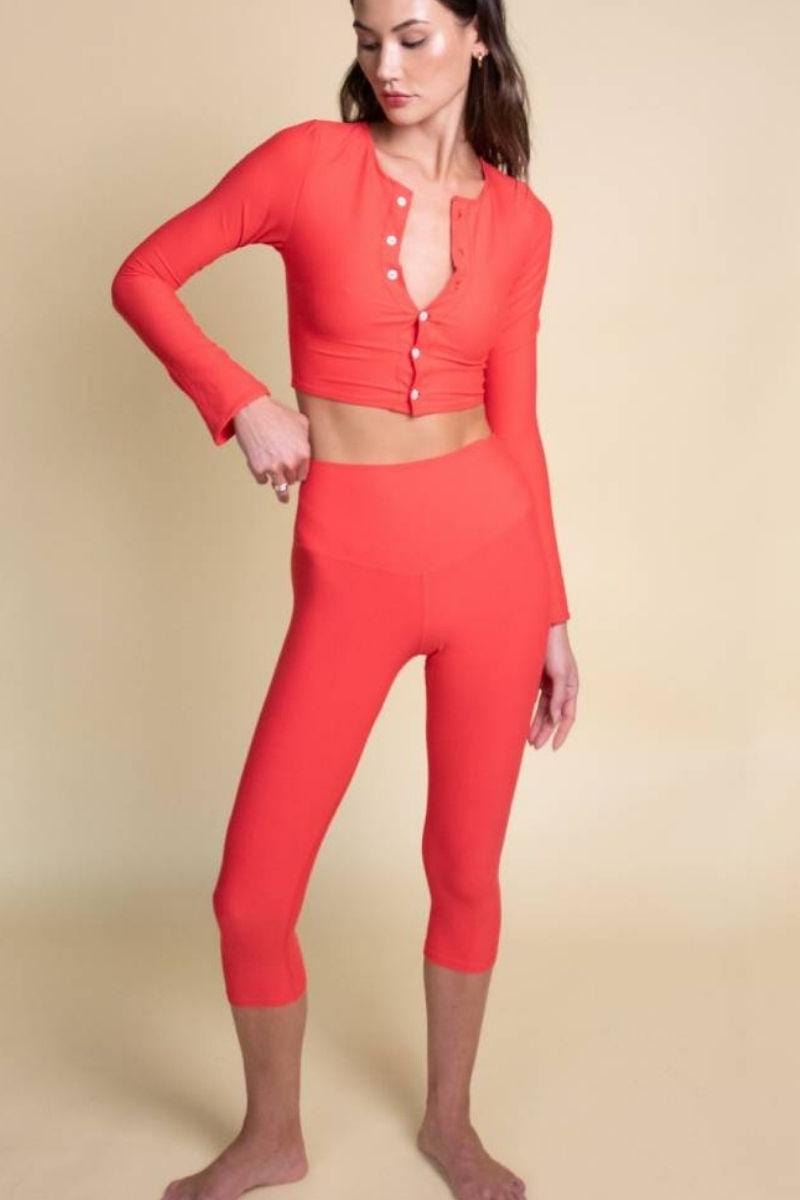 Montce - Cherry Zoe Capri Legging -