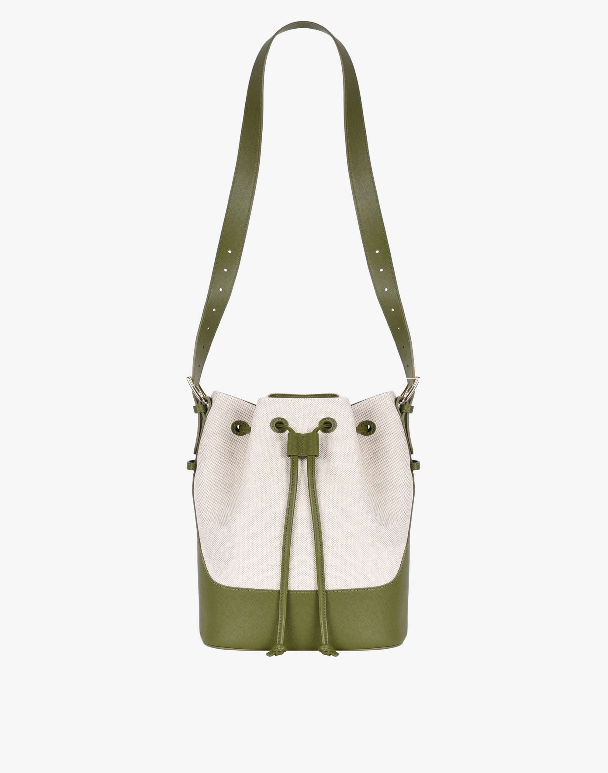 Canvas Cinch Bucket Bag