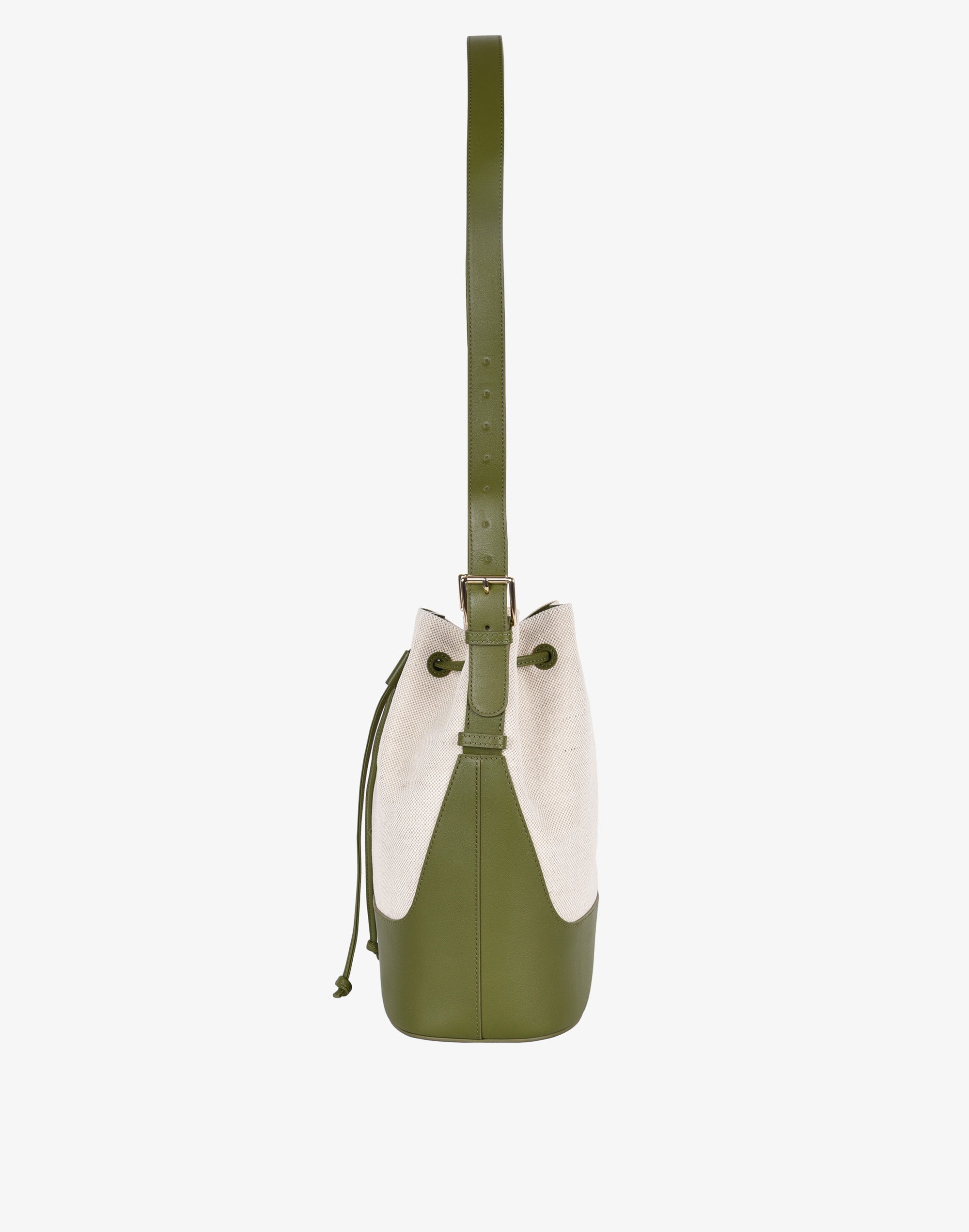 Canvas Cinch Bucket Bag