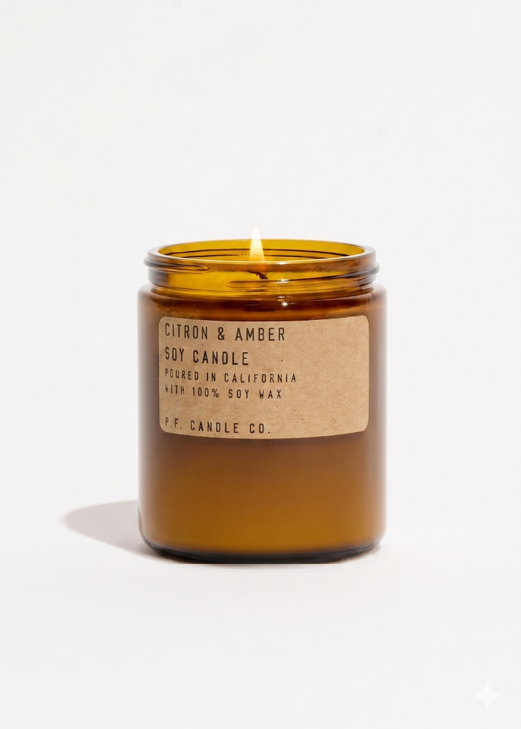 P.F. Candle Co. - Citron & Amber Candle -