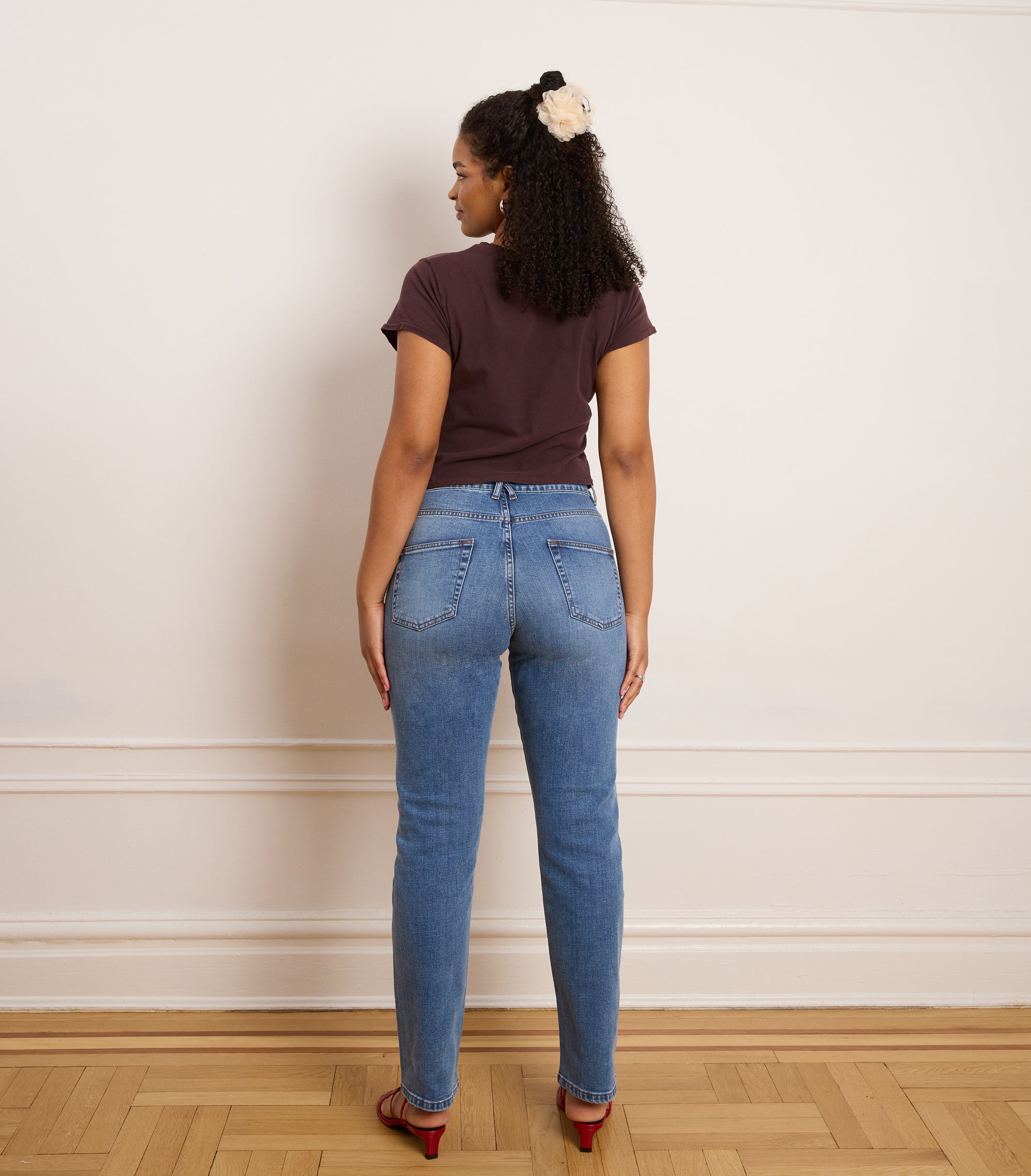 Loup - Winona High Rise Stovepipe Jeans - Indigo -