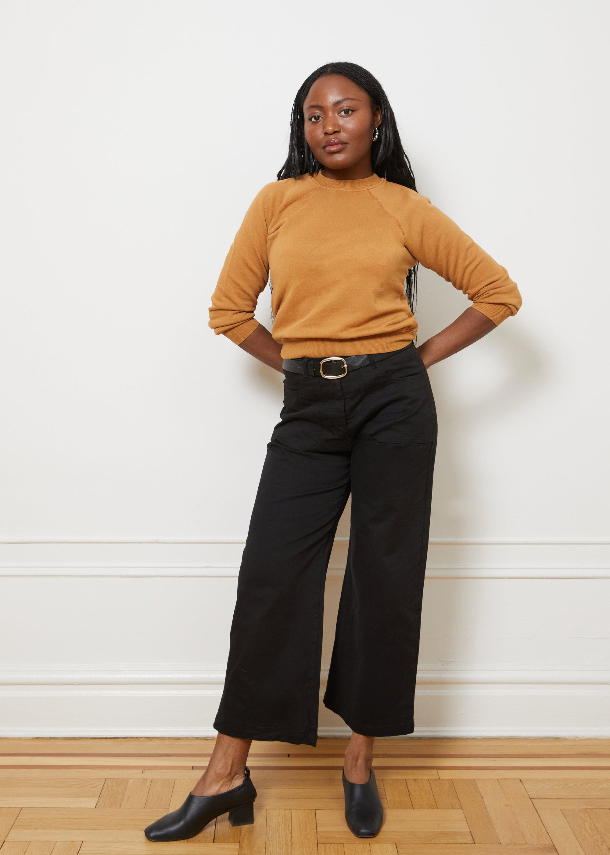 Loup - Nico Crew Neck Sweatshirt - Copper -