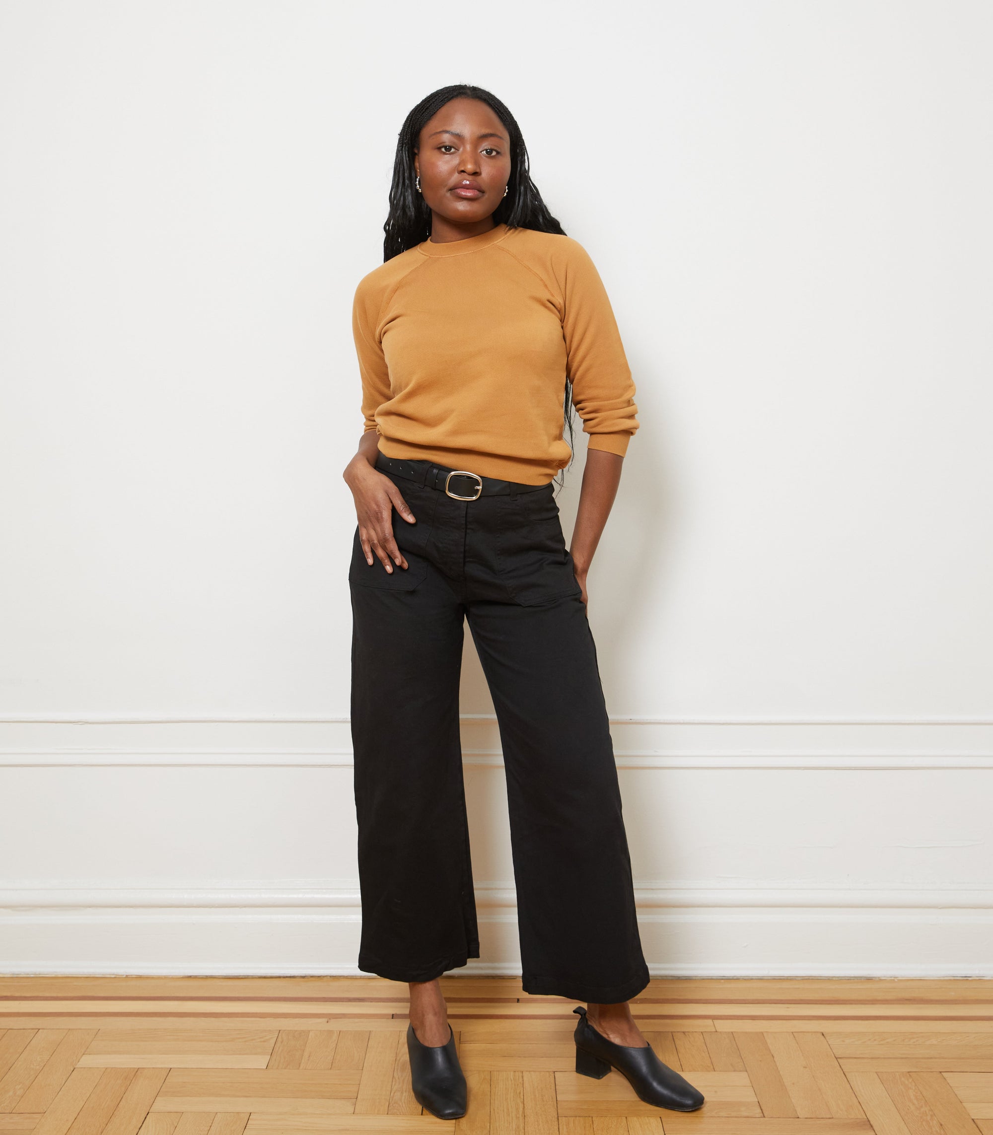 Loup - Nico Crew Neck Sweatshirt - Copper -