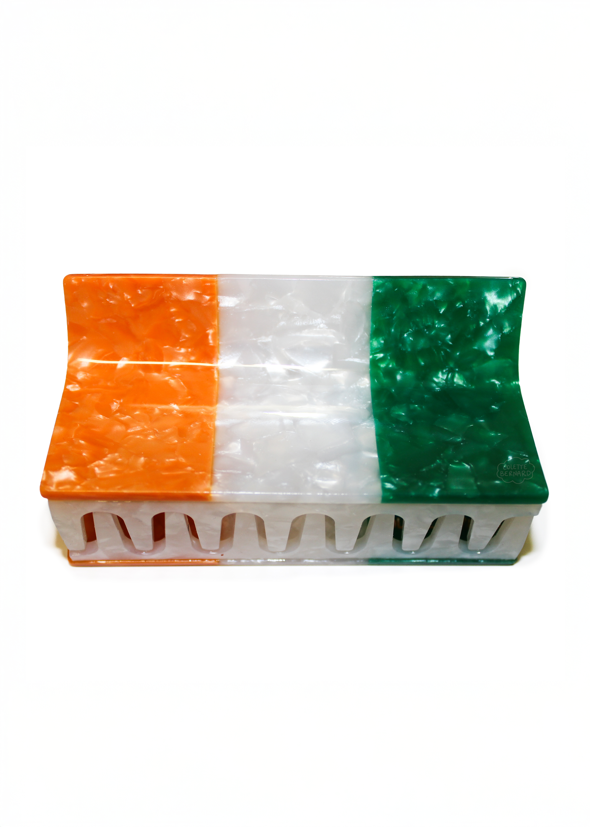 Artist Colette - Irish Flag Claw -