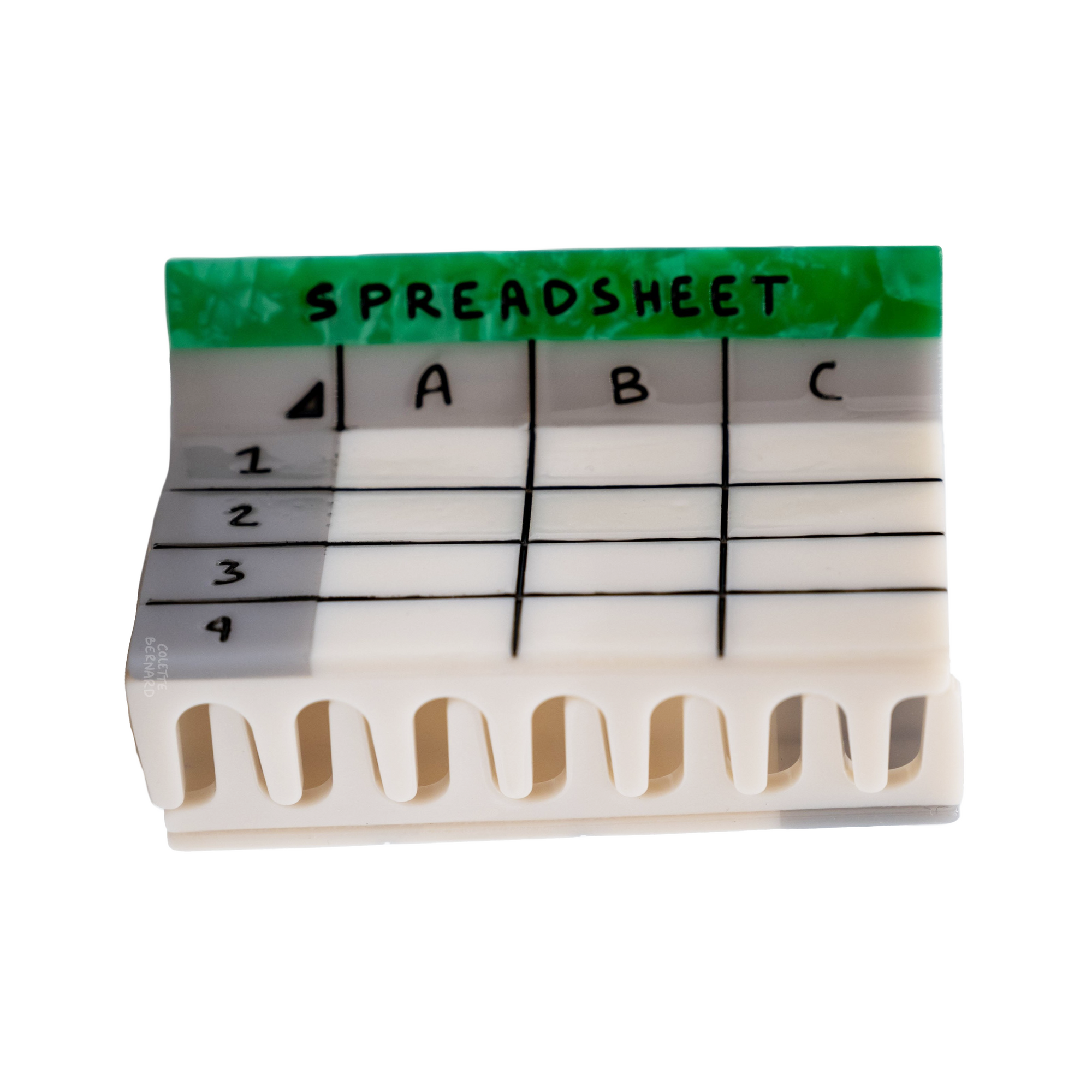 Artist Colette - Spreadsheet Claw -