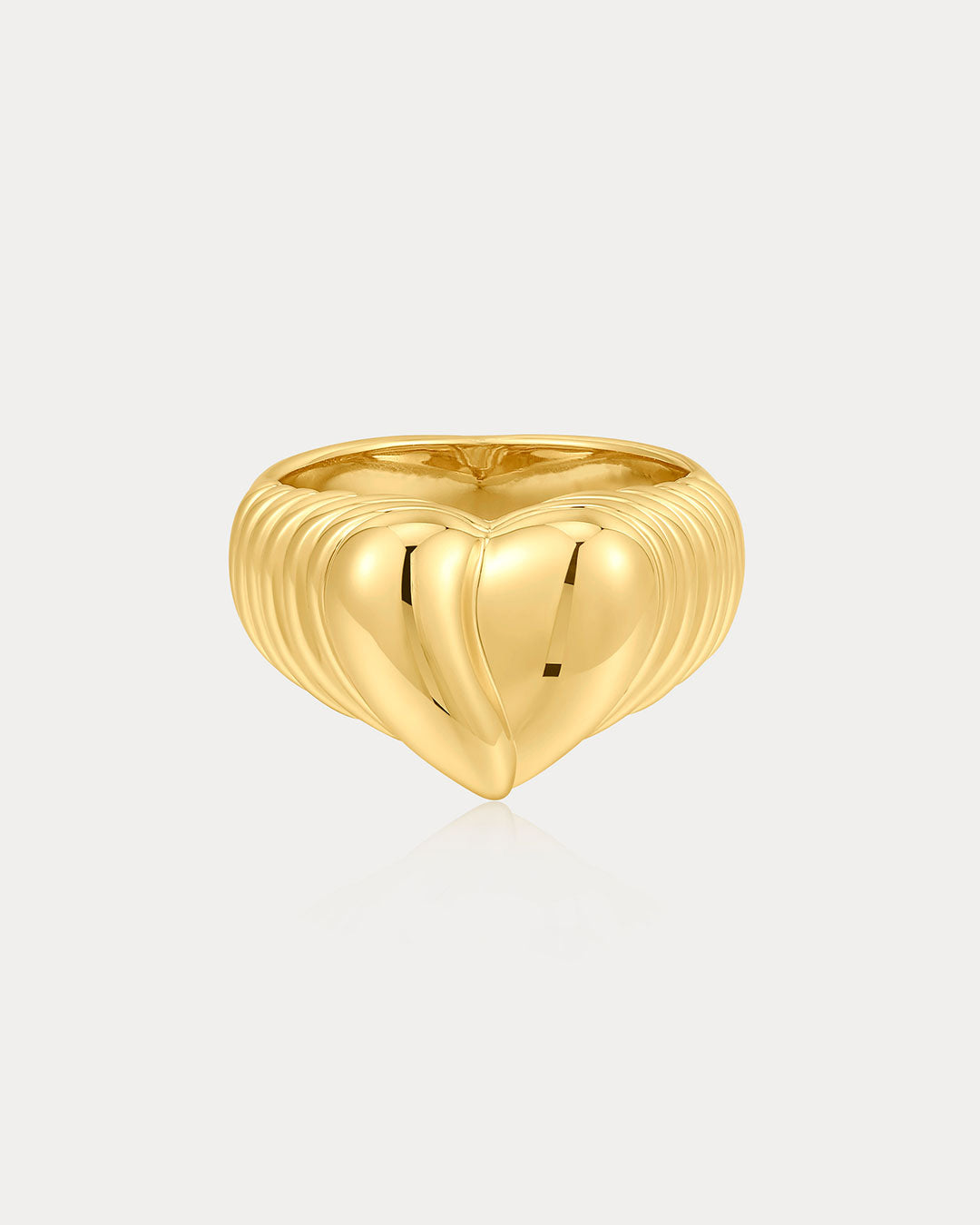Luv Aj - The Corazon Signet Ring - Gold