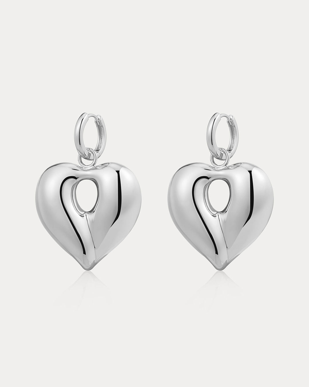 Luv Aj - The Corazon Statement Hoops - Silver
