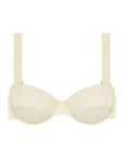 Montce - Cream Rib Bustier Bikini Top -