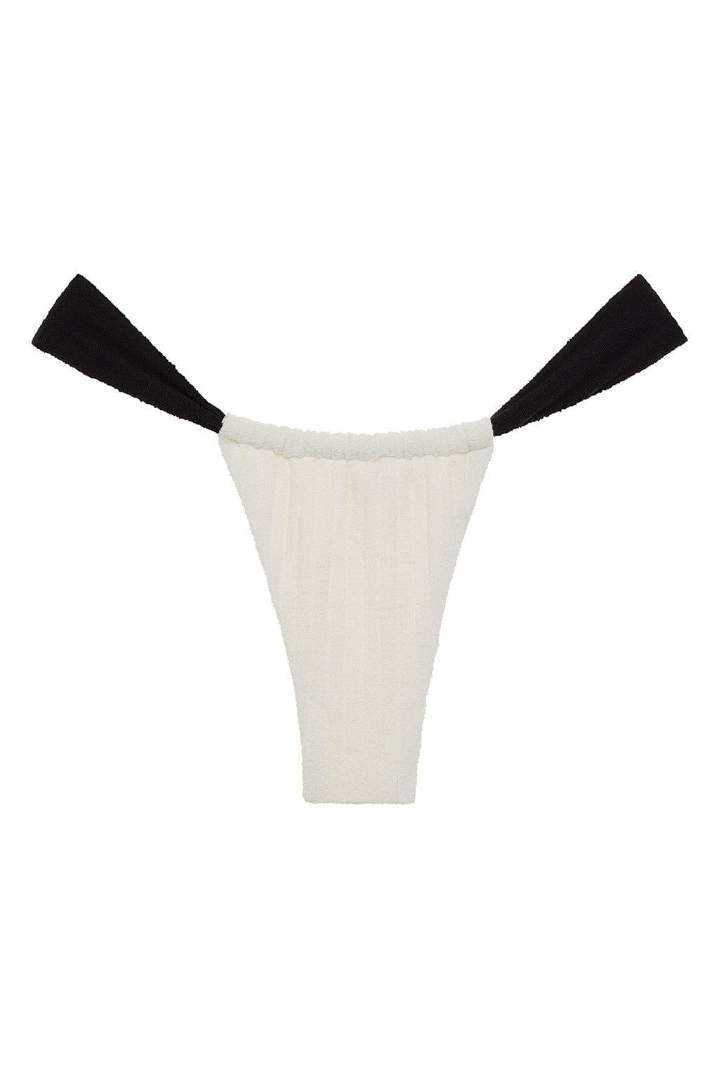 Montce - Cream Terry Rib Sandra Bikini Bottom -