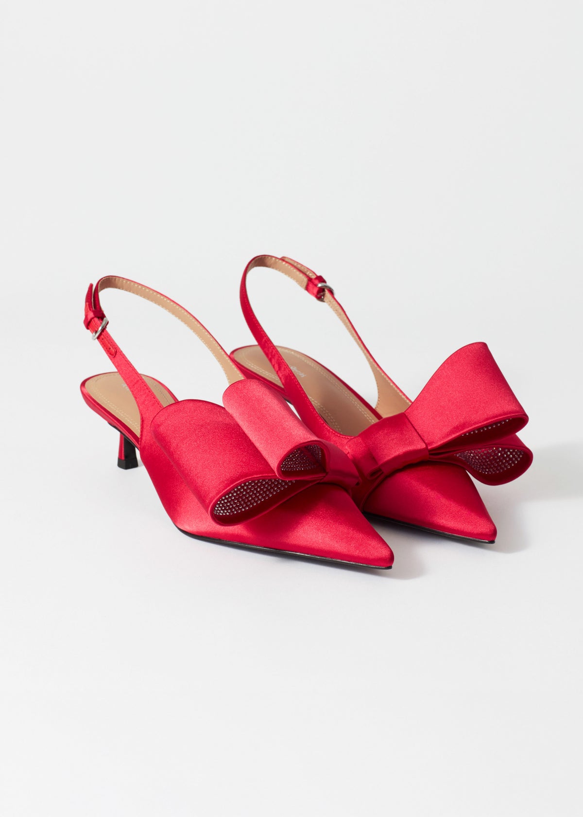 & Other Stories - Cristel Kitten Heel - Red -