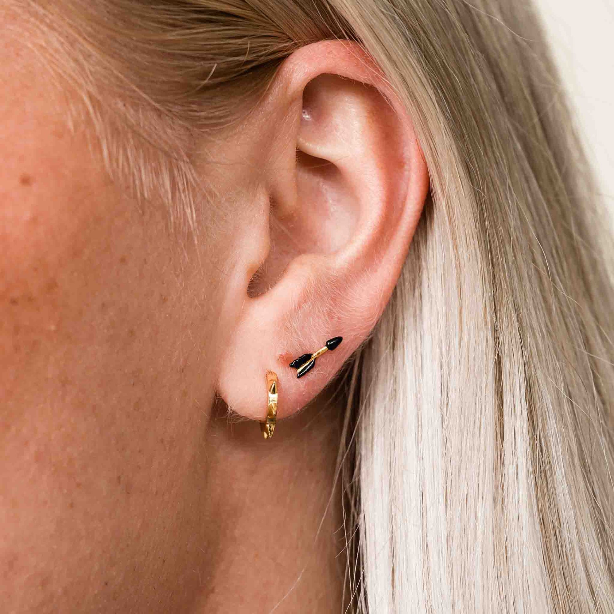 Larissa Loden - Black Arrow Studs -