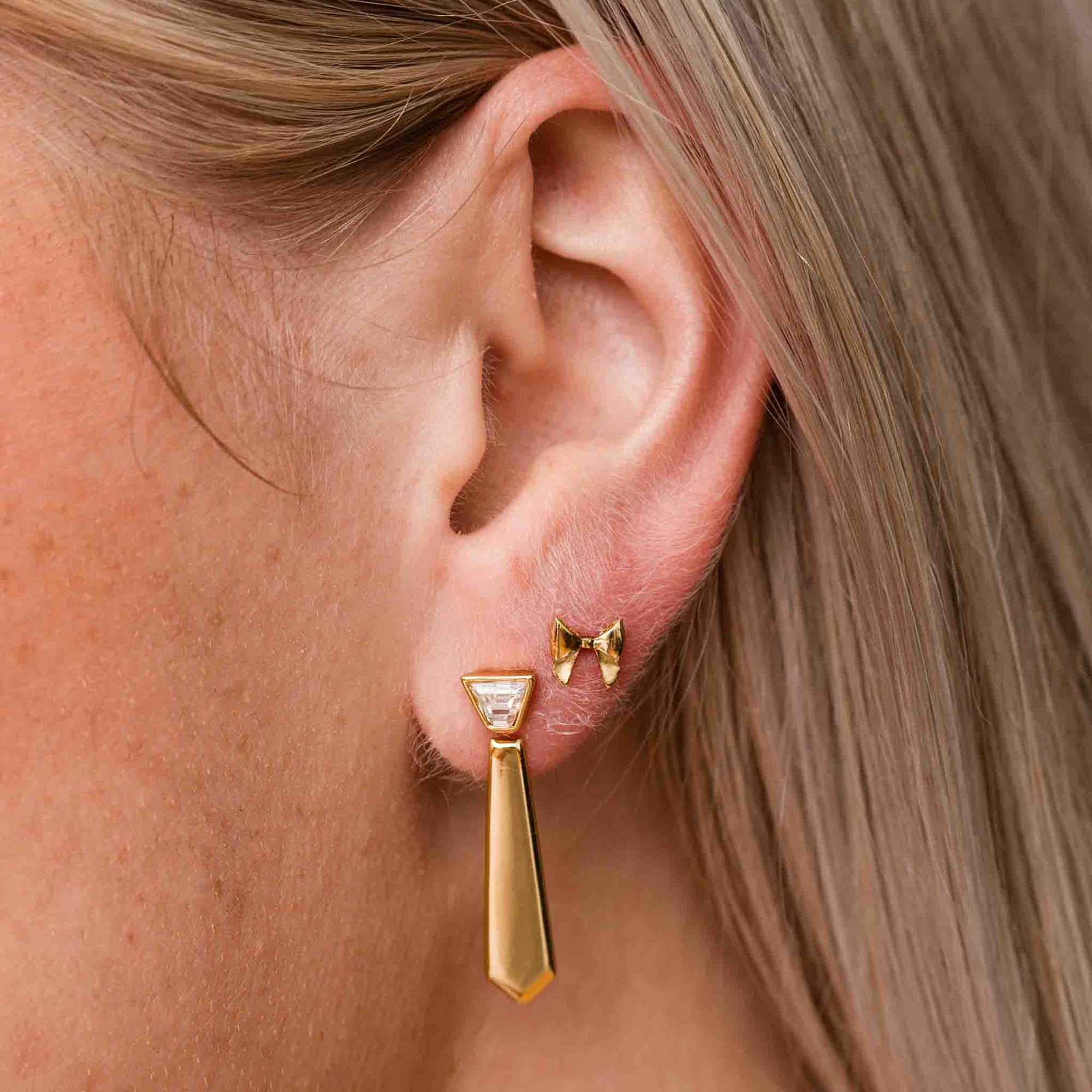 Larissa Loden - Power Tie Jacket Earrings -