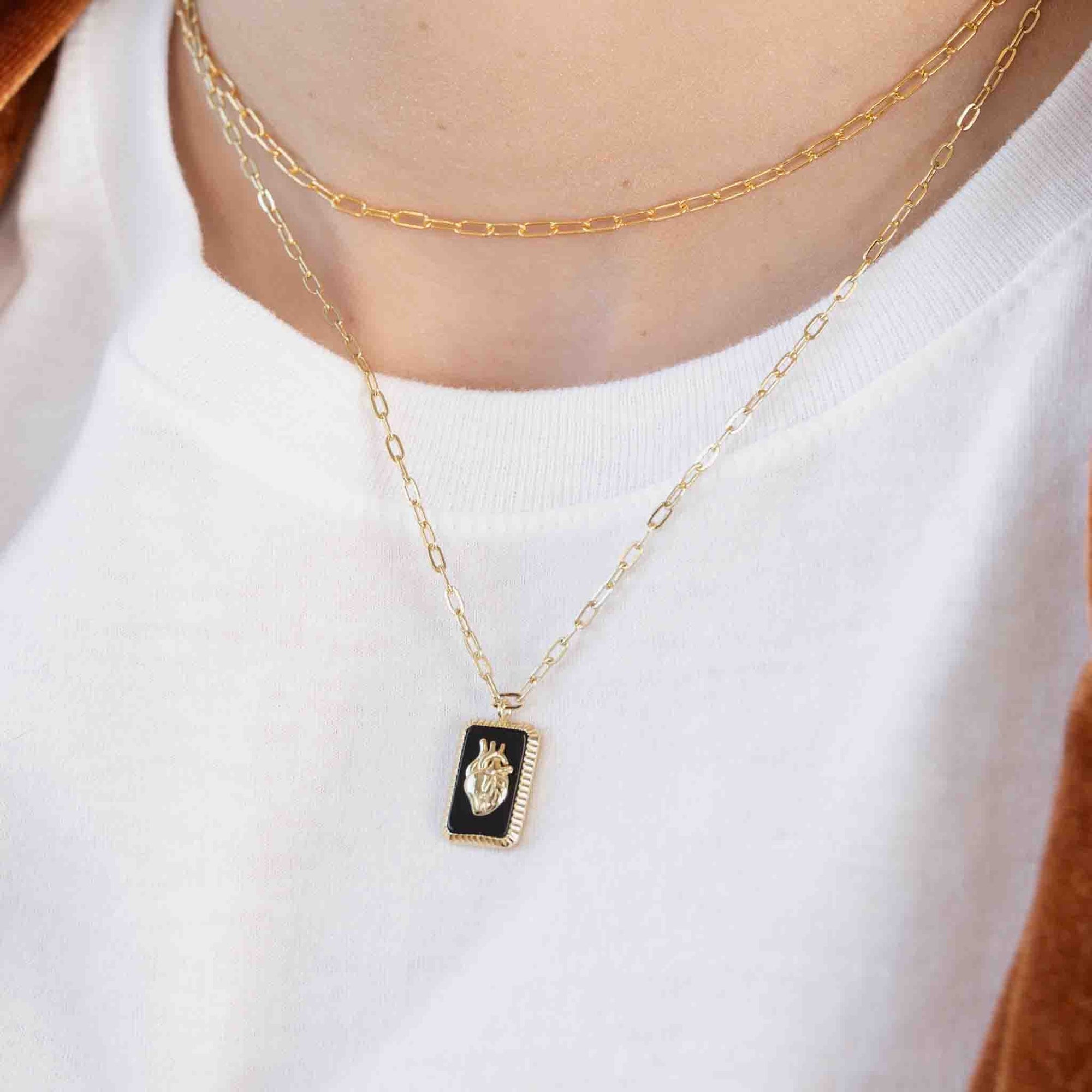 Larissa Loden - Anatomical Heart Pendant Necklace -