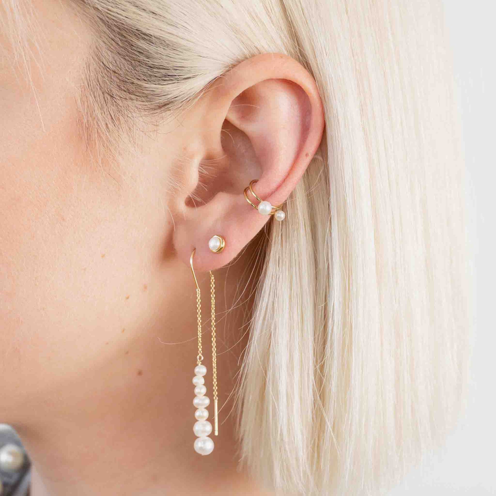 Larissa Loden - Pearl Ear Cuff -