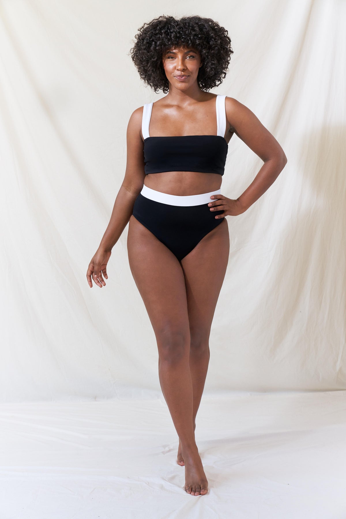 Nomads Swimwear - Current Swim Top - Black -