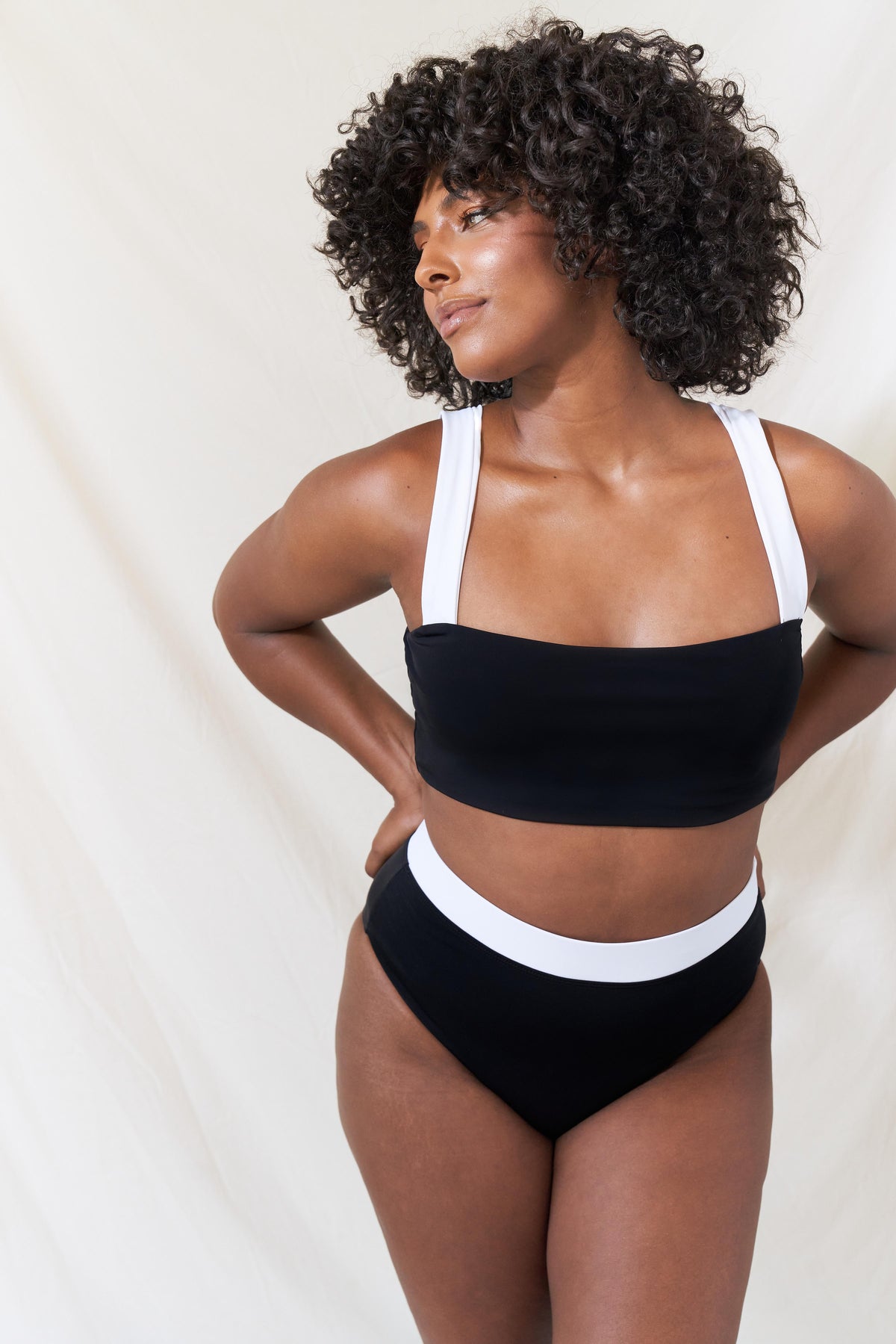 Nomads Swimwear - Current Swim Top - Black -