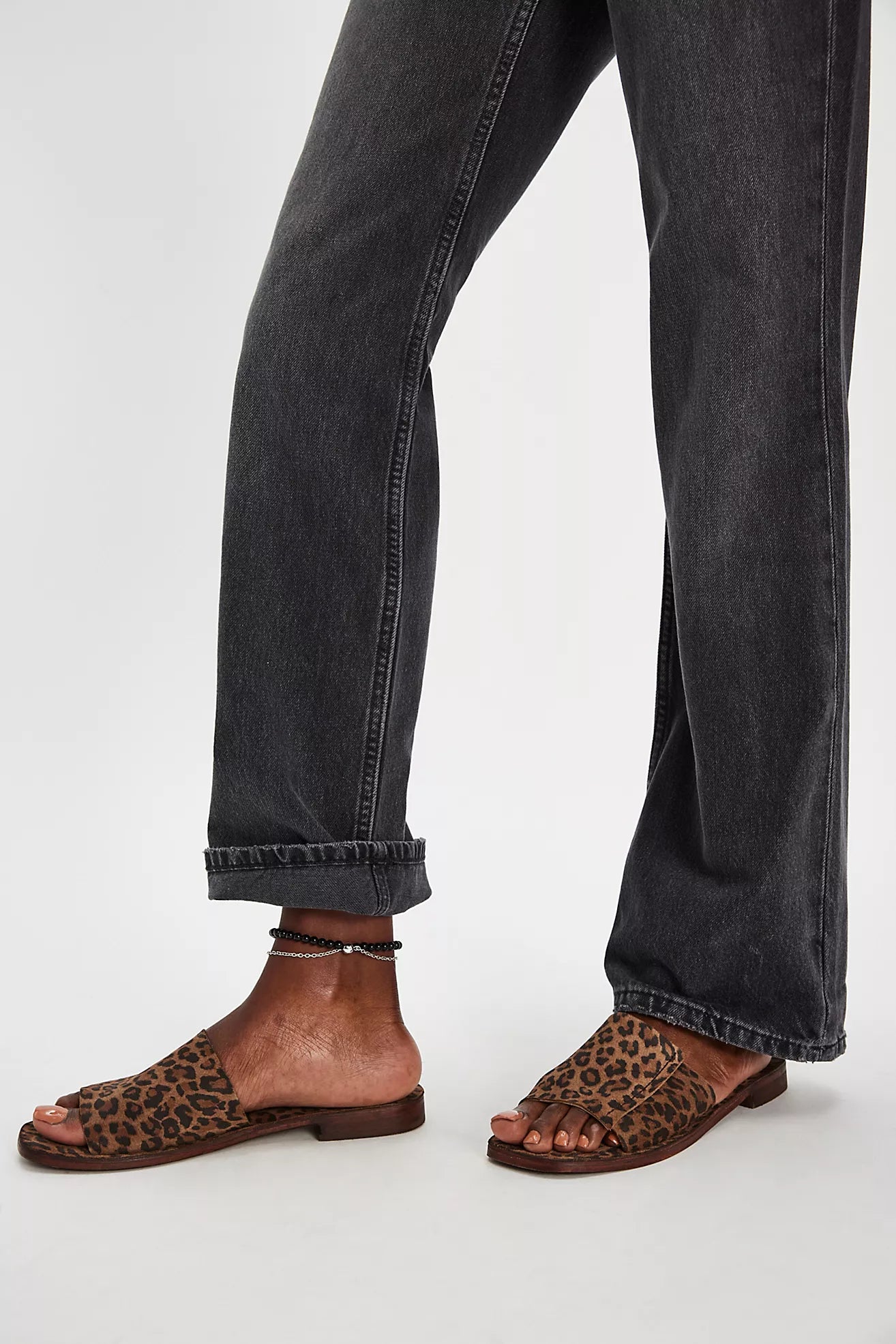 Free People - Free People Verona Slide Sandal - Leopard -