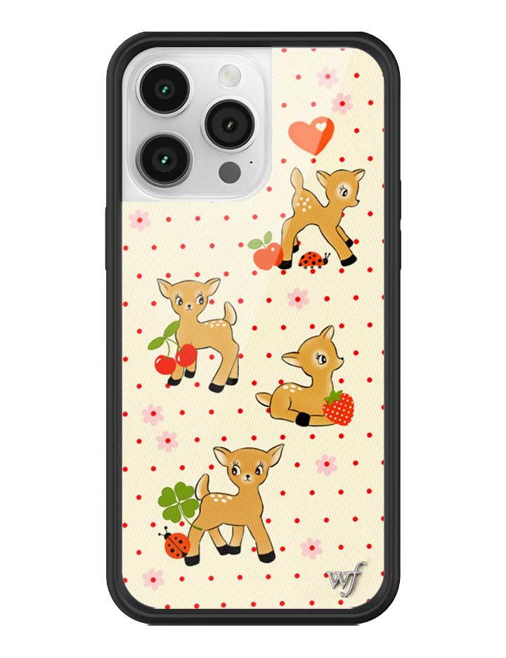 Wildflower iPhone case 14 Pro Max Oh Deer Animals Cute